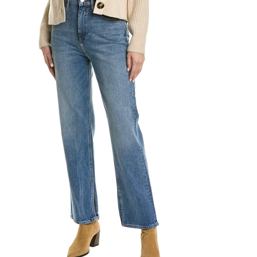 DL1961 Emilie High Rise Straight Leg (Dark Oasis)